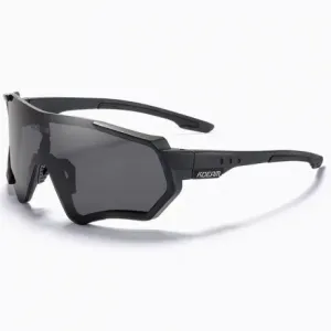 KDEAM Collins 01 kolesarska očala, Black / Black #138085