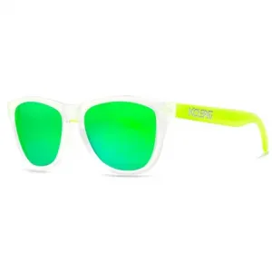 KDEAM Canton 6 sončna očala, Yellow & White / Green #137786
