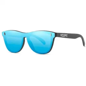 KDEAM Reston 3 sončna očala, Black / SkyBlue #137760