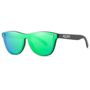 KDEAM Reston 6 sončna očala, Black / Green #137763