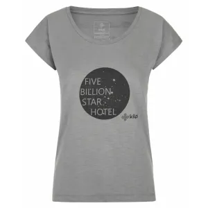 Ženska bombažna majica Kilpi STAR-W svetlo siva