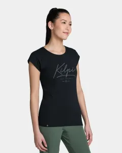 Ženska bombažna majica s kratkimi rokavi Kilpi LOS-W Črna