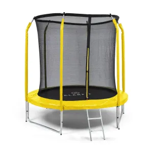 KLARFIT Jumpstarter, trampolin, Ø 2,5 m, mreža 120 kg maks., skakalna površina Ø 195 cm #3766