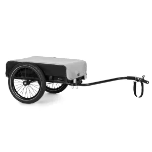 KLARFIT Companion, prikolica, 40kg /50 litrov, prikolica za kolesa, ročna prikolica , črna barva #123157