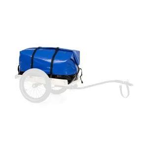KLARFIT Companion Travel Bag, transportna torba, 120 litrov, nepremočljiva, zgornji del z možnostjo zvijanja, PU, modra barva