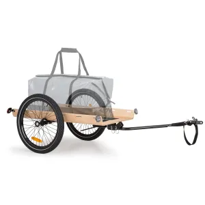 KLARFIT Companion Travel L, tovorna prikolica, L, 40 kg kolesarska prikolica, ročni voziček, 16 #130932