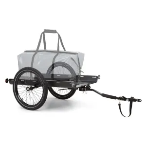 KLARFIT Companion Travel L, tovorna prikolica, L, 40 kg kolesarska prikolica, ročni voziček, 16 #130933