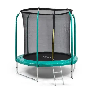 KLARFIT Jumpstarter, trampolin, Ø 2,5 m, mreža 120 kg maks., skakalna površina Ø 195 cm #2526