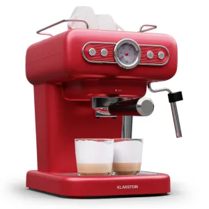 Klarstein Espressionata Evo Espresso aparat, 950W, 19 barov, 1,2L, 2 skodelici #155070