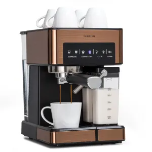 Klarstein Arabica Comfort, aparat za espresso, 1350W, 20 barov, 1,8l, nadzorna plošča na dotik #147611