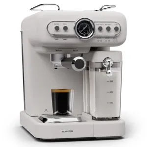 Klarstein Espressionata Evo, aparat za kavo z vzvodom, 1350 V, 19 barov, 1,2 l, 2 skodelici