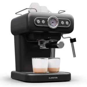 Klarstein Espressionata Evo Espresso aparat, 950W, 19 barov, 1,2L, 2 skodelici #156091