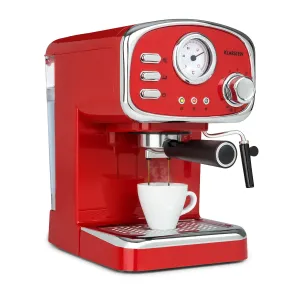 Klarstein Espressionata Gusto, espresso kavni aparat, 1100W. 15 Bar tlak