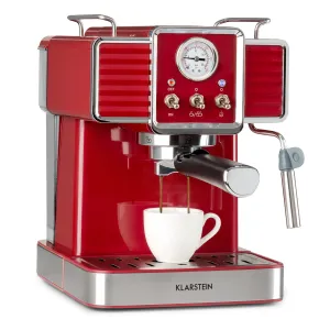 Klarstein Gusto Classico, aparat za espresso, 1350 W, tlak 20 barov, rezervoar za vodo: 1,5 litra #3005