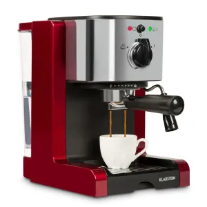 Klarstein Passionata 20, aparat za espresso, 20 barov, 6 skodelic, 1,25 litra, mlečna pena #1253