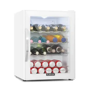 Klarstein Beersafe XL Quartz, hladilnik, D, 60 l, LED, steklena vrata, bela