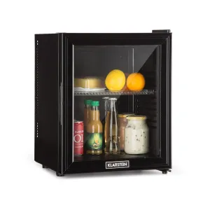 Klarstein Brooklyn 24, mini hladilnik, s steklenimi vrati, LED osvetlitvijo, policami #126860