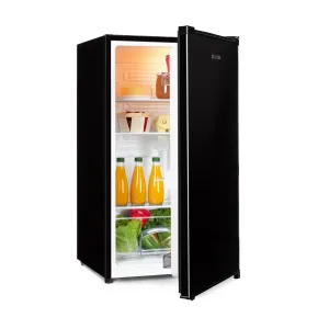 Klarstein Hudson, hladilnik, E, 88 litrov, predal za zelenjavo, kompresija, črna
