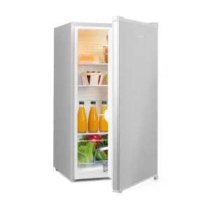 Klarstein Hudson, hladilnik, E, 88 litrov, predal za zelenjavo, kompresija, srebrna