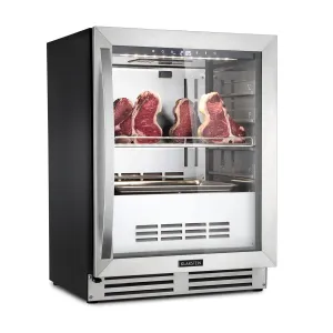 Klarstein Steakhouse Pro, hladilnik za meso, 1 območje, 98 l, 1 - 25 °C, na dotik, nerjaveče jeklo