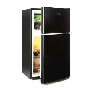 Klarstein Big Daddy Cool, hladilnik z zamrzovalnikom, 61/26 litrov, 40 dB, F, črna #3018