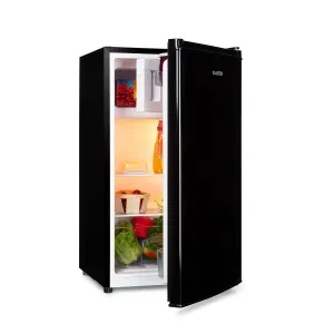 Klarstein Cool Cousin, hladilnik z zamrzovalnikom, 70/11 litrov, 40 dB, E, črna