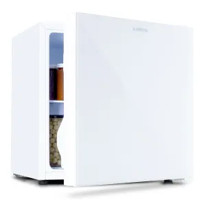Klarstein Luminance Frost, mini hladilnik, 45 l, EEK F, zamrzovalnik 1,5 l, steklena vrata