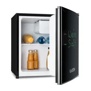 Klarstein Spitzbergen Uni, 46 l, črna, hladilnik z zamrzovalnikom, energijski razred F