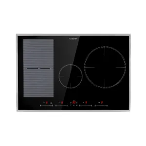 Klarstein Delicatessa 77 Hybrid Prime, vgradna kuhalna plošča, indukcija, 4 cone, 7000 W