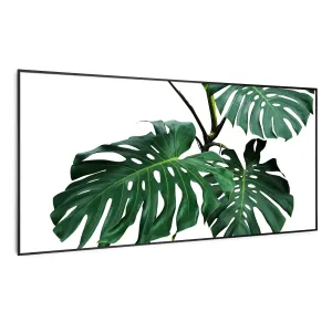 Klarstein Wonderwall Air Art Smart, infrardeč grelnik, zelen list, 120 x 60 cm, 700 W #153747