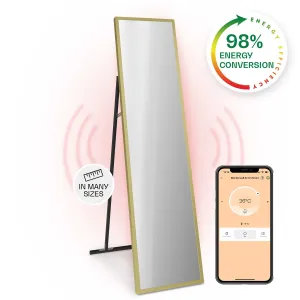 Klarstein La Palma 900 smart, infrardeči grelnik, 40 x 160cm, 900W, stojalo za ogledalo #4919
