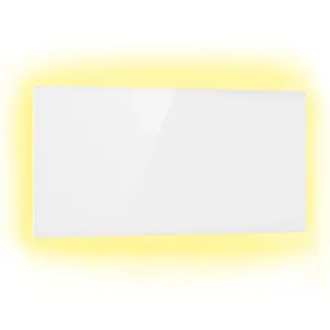 Klarstein Pametni grelnik Mojave 1000 2 v 1 Infrardeči konvektor 120x60cm 1000W RGB osvetlitev #4901