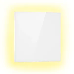 Klarstein Pametni grelnik Mojave 500 2 v 1 Infrardeči konvektor 60x60cm 500W RGB osvetlitev #4889