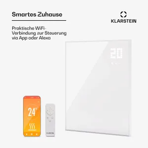 Klarstein Wonderwall Smart Bornholm, infrardeči grelnik, 70x60cm, App, 360 W