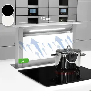 Klarstein Royal Flush Eco, kuhinjska napa, 60 cm, 576 m³/h, A+