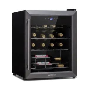 Klarstein Hladilnik za vino Ultimo 16 Uno, 42 l, krmilna plošča na dotik, 16 steklenic, 5-18°C #164318