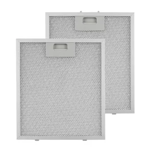 Klarstein maščobni filter, dodatni filter, aluminij, 25,8 x 29,8 cm, 2 kosa, pripomočki