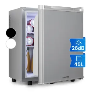 Klarstein Happy Hour 45, mini hladilnik, minibar, hladilnik za pijačo, 45 litrov, 26 dB #124812