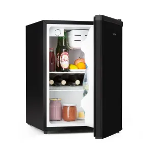 Klarstein Cool Kid, mini hladilnik s 4-litrskim zamrzovalnikom, 66 l, 41 dB, F, črna #3016
