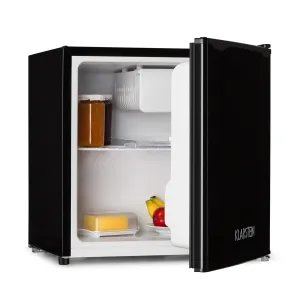 Klarstein, hladilnik, 46 l, F, z zamrzovalnikom, črna