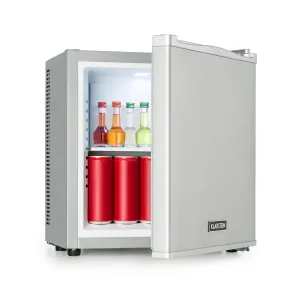 Klarstein Secret Cool, mini hladilnik, mini bar, 13 l, energijski razred G, 0d, srebrna
