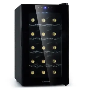 Klarstein Barolo 15 Uno, hladilnik za vino. 48 litrov, 15 steklenic, 11-18°C, SingleZone