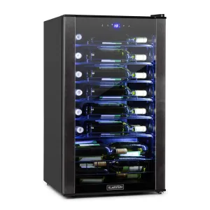 Klarstein Vinomatica, hladilnik za vino, 95 l, upravljanje na dotik, 85 W, 4 –18 °C, črna