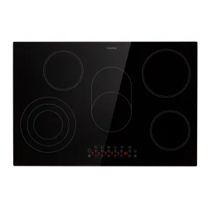 Klarstein Virtuosa 5, vgradna kuhalna plošča, 5 con, 8500 W, steklokeramika