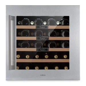 Klarstein Vinsider 36 Built-In Uno, vgradna vinoteka, 36 steklenic, 92 litrov, nerjaveče jeklo #5365