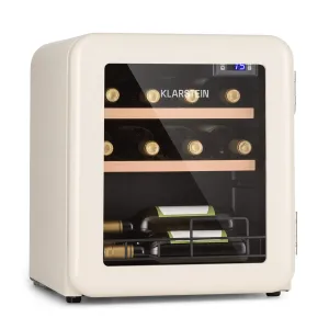 Klarstein Vinetage 12, hladilnik za pijačo, hladilnik, 46 litrov, 4 – 22 °C, retro oblika #5291