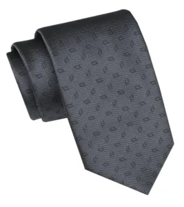 Grafit moška kravata z nevpadljivim vzorcem