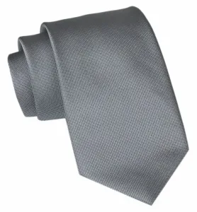 Klasična siva moška kravata