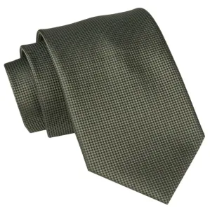 Zelena moška kravata v trendovskem dizajnu