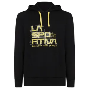 moški majica La Sportiva projekt kapuco črna / rumena